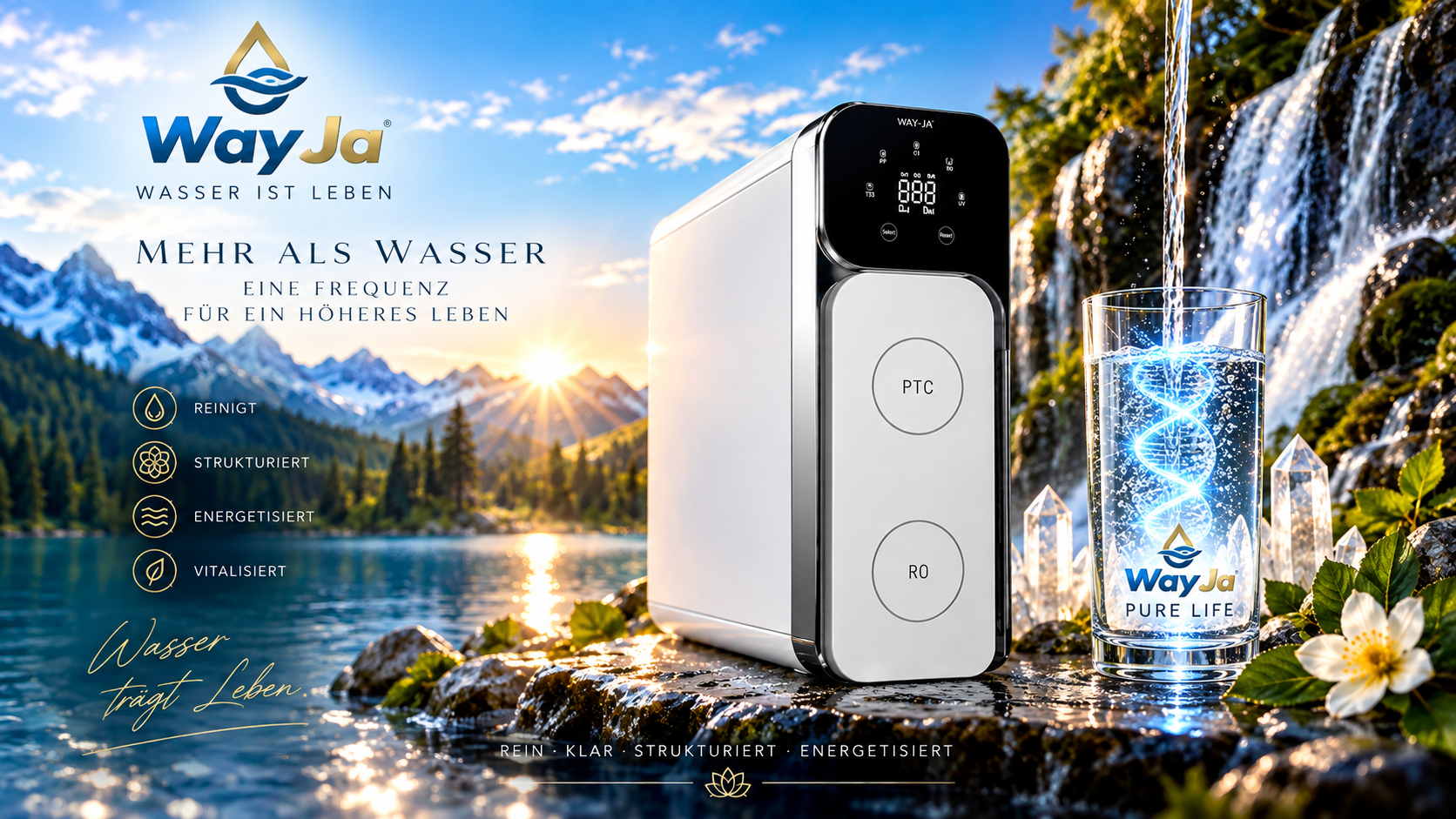 Way-Ja Easy Wasseraufbereitungsanlage für Küche und Haushalt