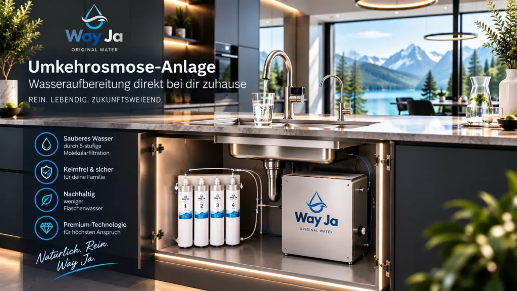 Umkehrosmose-Anlage: Wasseraufbereitung direkt bei dir zuhause
