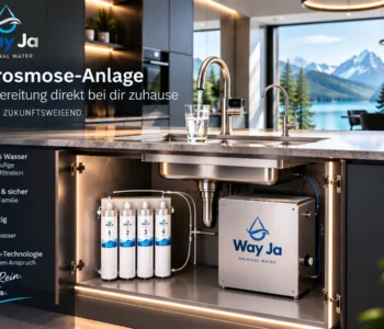 WayJa Umkehrosmose-Anlage zur Wasseraufbereitung in einer modernen Küche