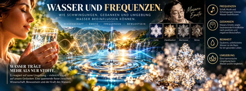 Wasser und Frequenzen – können Schwingungen und Gedanken Wasser beeinflussen?