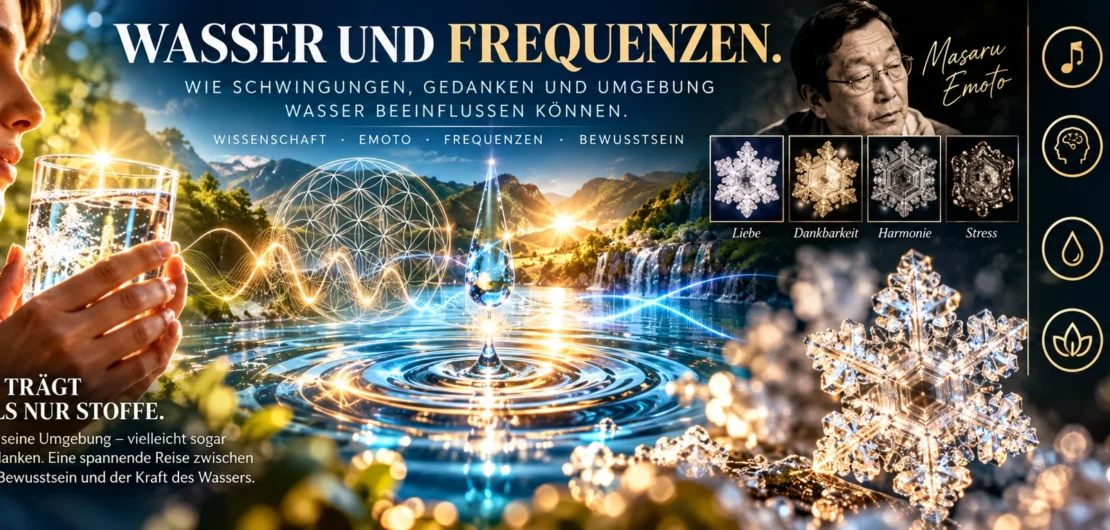 Wasser und Frequenzen – Schwingungen, Masaru Emoto und bewusster Umgang mit Wasser