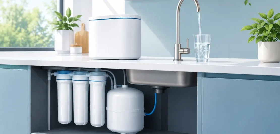Directflow-Umkehrosmose-System für zuhause