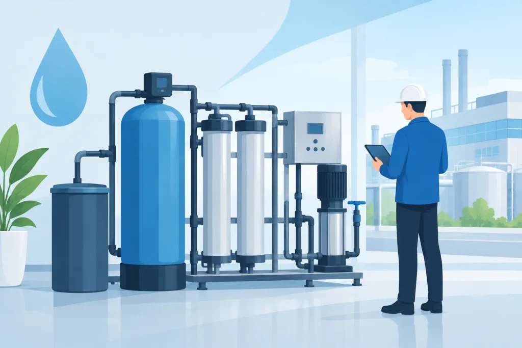 Wasseraufbereitung für Gewerbebetriebe planen
