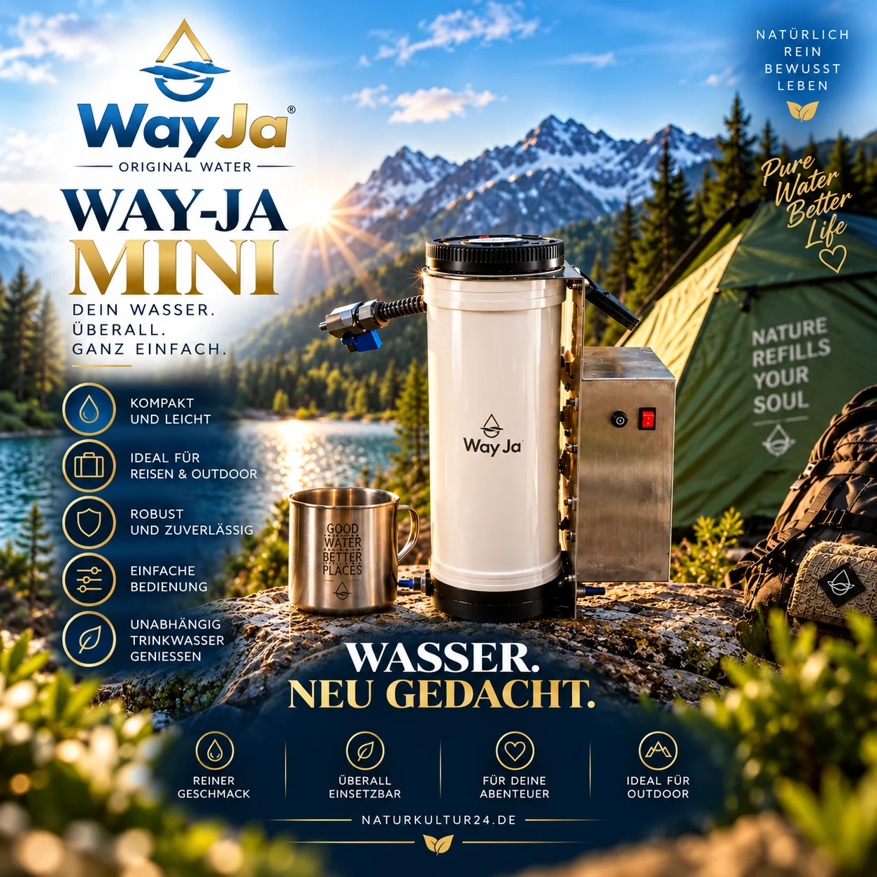 Way-Ja Mini mobile Wasseraufbereitung