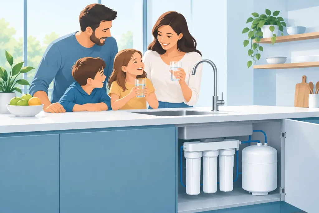 Welche Umkehrosmose-Anlage für die Familie?